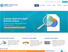 Tablet Screenshot of globalcreditservices.com